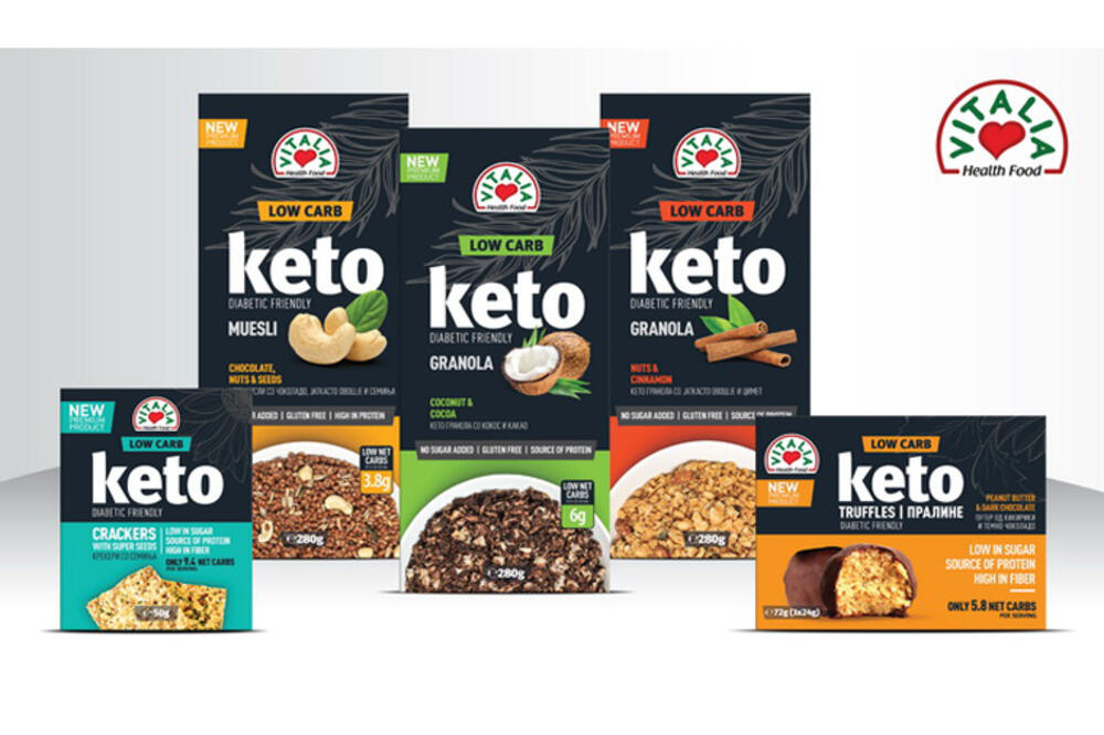 Keto musli, Keto truffles i Keto krekeri, Foto: Vitalia