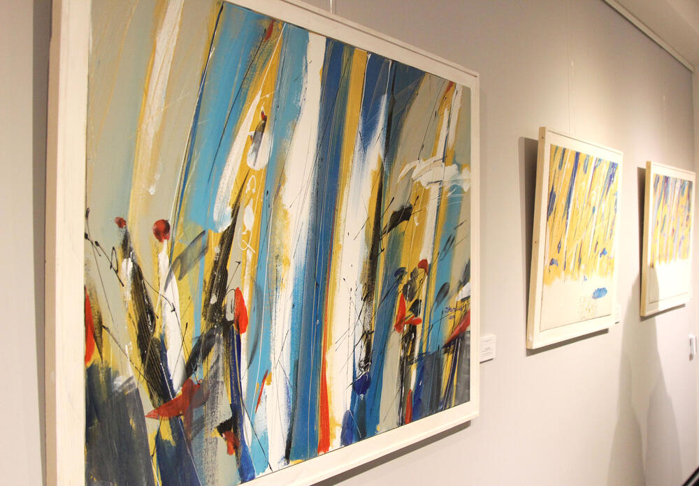 Karadžićev rad sa izložbe u podgoričkoj galeriji 'Pizana'