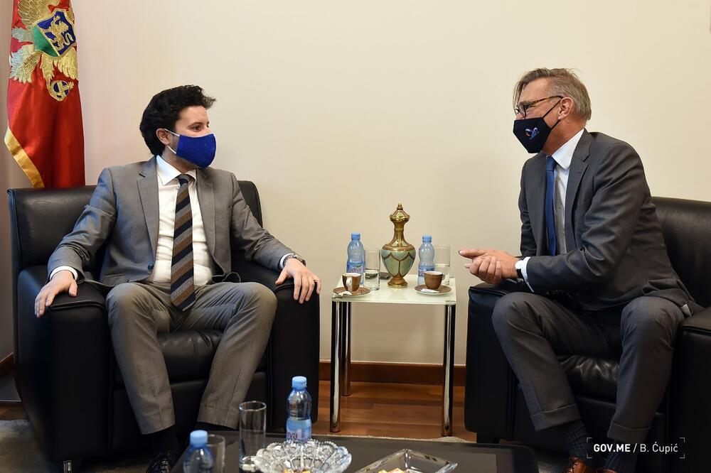 Abazović sa Veberom, Foto: Vlada Crne Gore