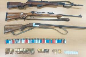 Oduzeto oružje i municija na Cetinju