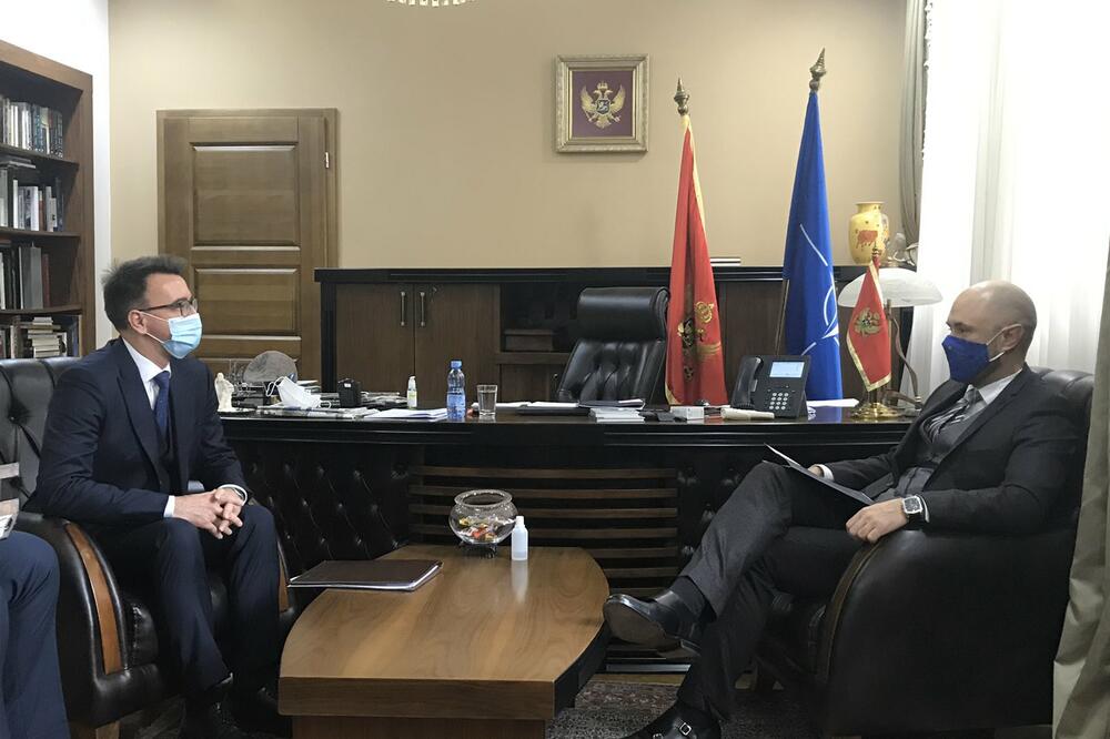 Radulović sa Maslenkovim, Foto: gov.me