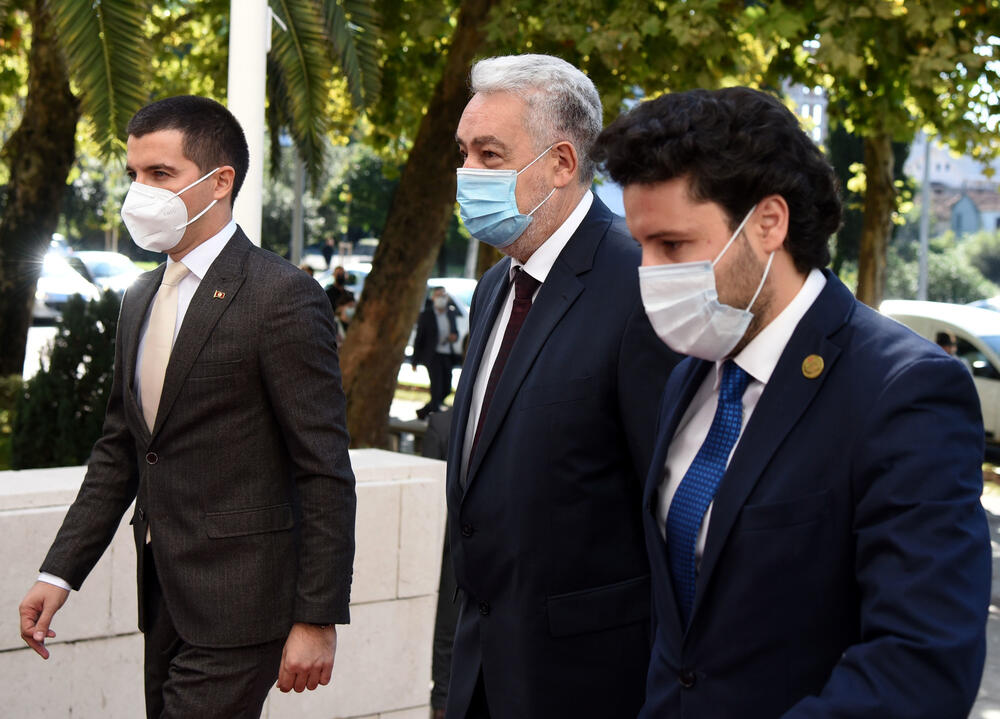 Aleksa Bečić, Zdravko Krivokapić, Dritan Abazović