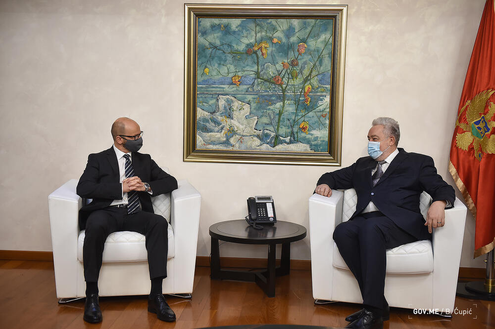 Sa prijema, Foto: GOV.ME