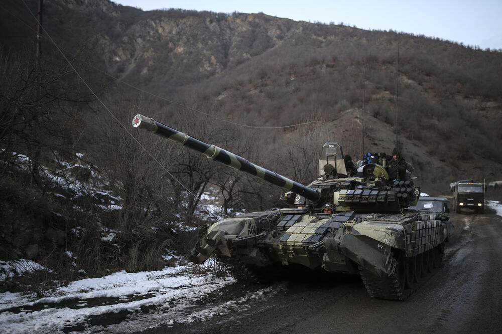 Azerbejdžanski tenk u Nagorno-Karabahu, Foto: Beta/AP