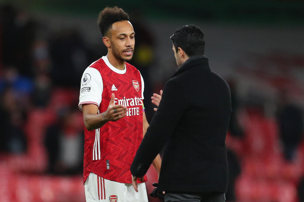 Arteta sa Obamejangom, Foto: Reuters