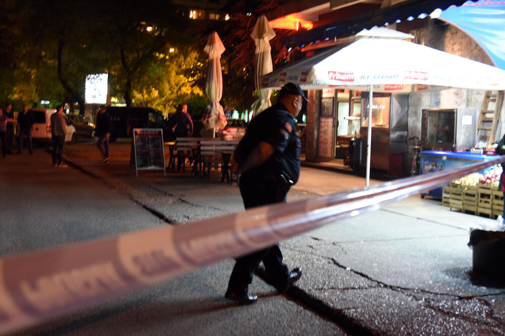 Uviđaj nakon pokušaja ubistva, Foto: Savo Prelević