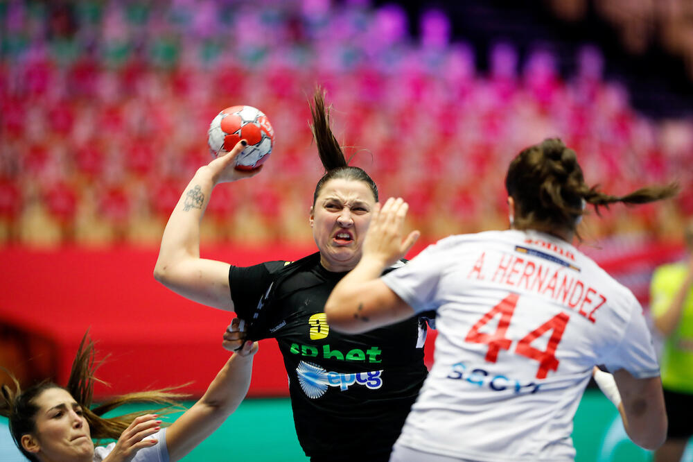 Jauković na meču sa Španijom, Foto: Uros Hocevar / kolektiff