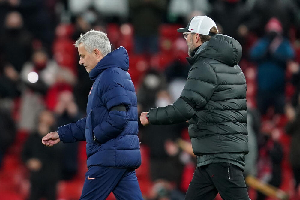 Murinjo i Klop nakon meča, Foto: Reuters