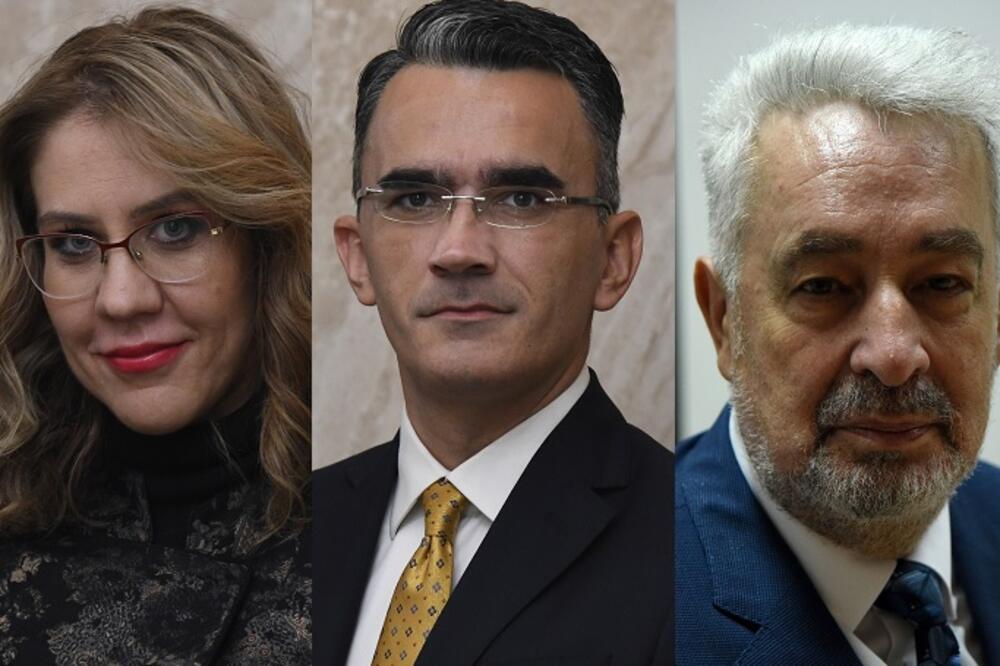 Bratić, Leposavić i Krivokapić, Foto: Vijesti