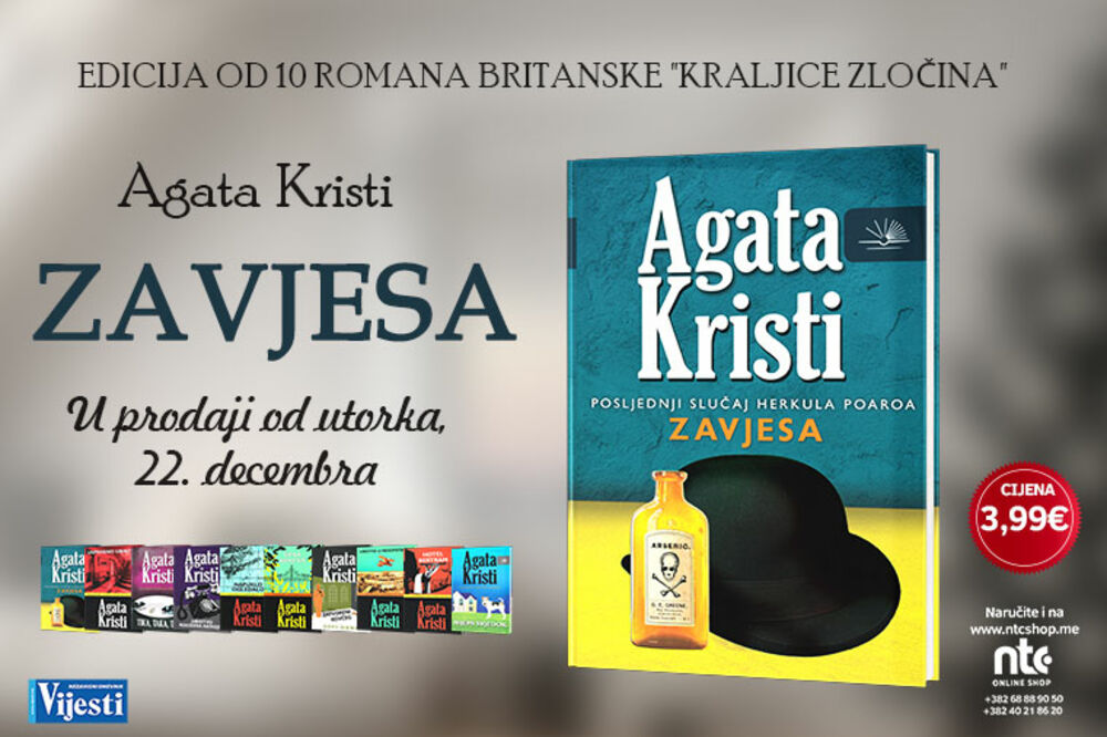 Nastavak edicije najčitanijih romana Agate Kristi, Foto: Vijesti online