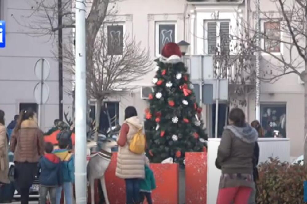 Sa trga u Nikšću, Foto: Screenshot/TV Vijesti