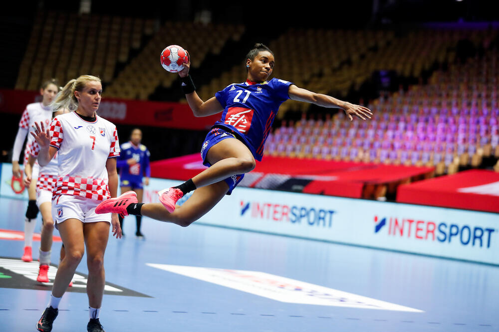 Estej Enze Minko na utakmici sa Hravtskom, Foto: Uroš Hočevar/kolektiff