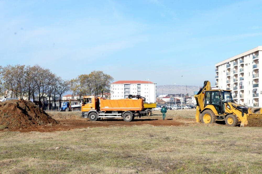 Započeta izgradnja parka na Zabjelu, Foto: PG Biro