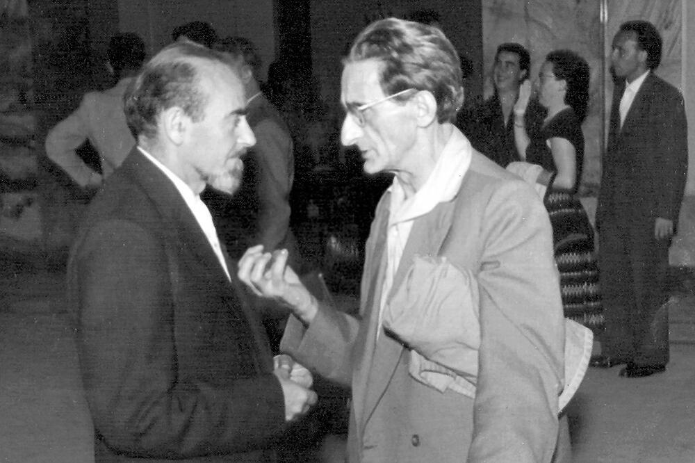 Sekelj (lijevo) u Poljskoj 1959., Foto: Wikimedia Commons