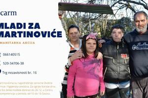 CARM organizovao prikupljanje pomoći za porodicu Martinović