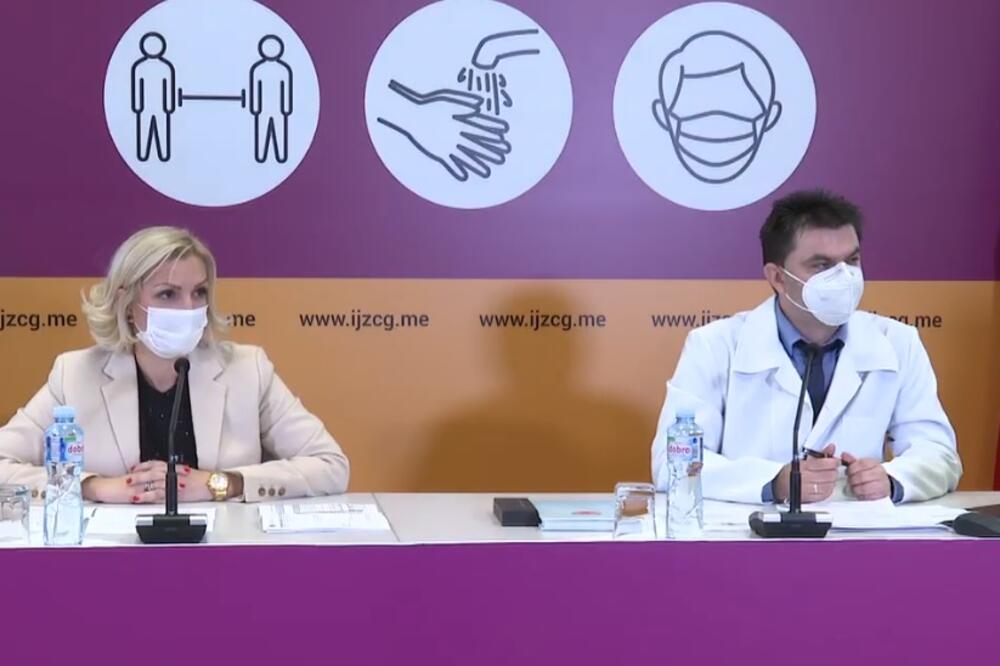 Sa prošlog presa: Borovinić Bojović i Galić, Foto: Screenshot