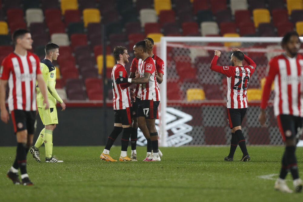 Fudbaleri Brentforda, Foto: Reuters