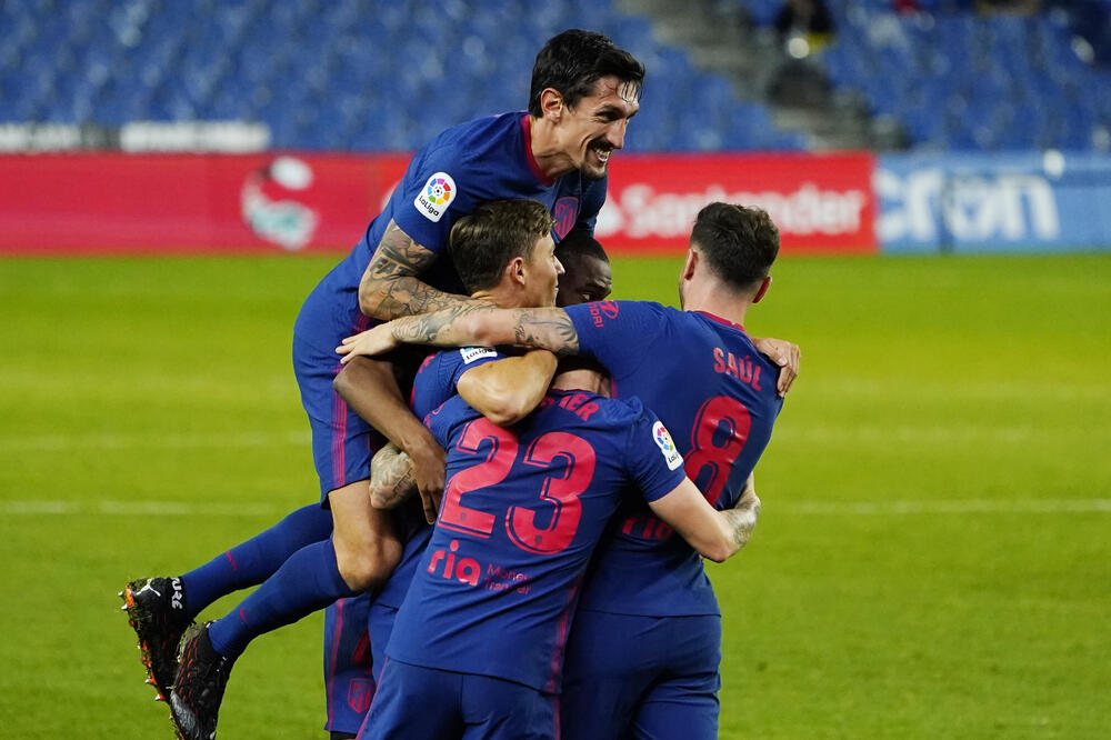 Slavlje fudbalera Atletika, Foto: Reuters