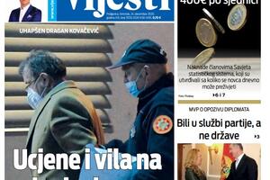 Naslovna strana Vijesti za 24.12.2020.