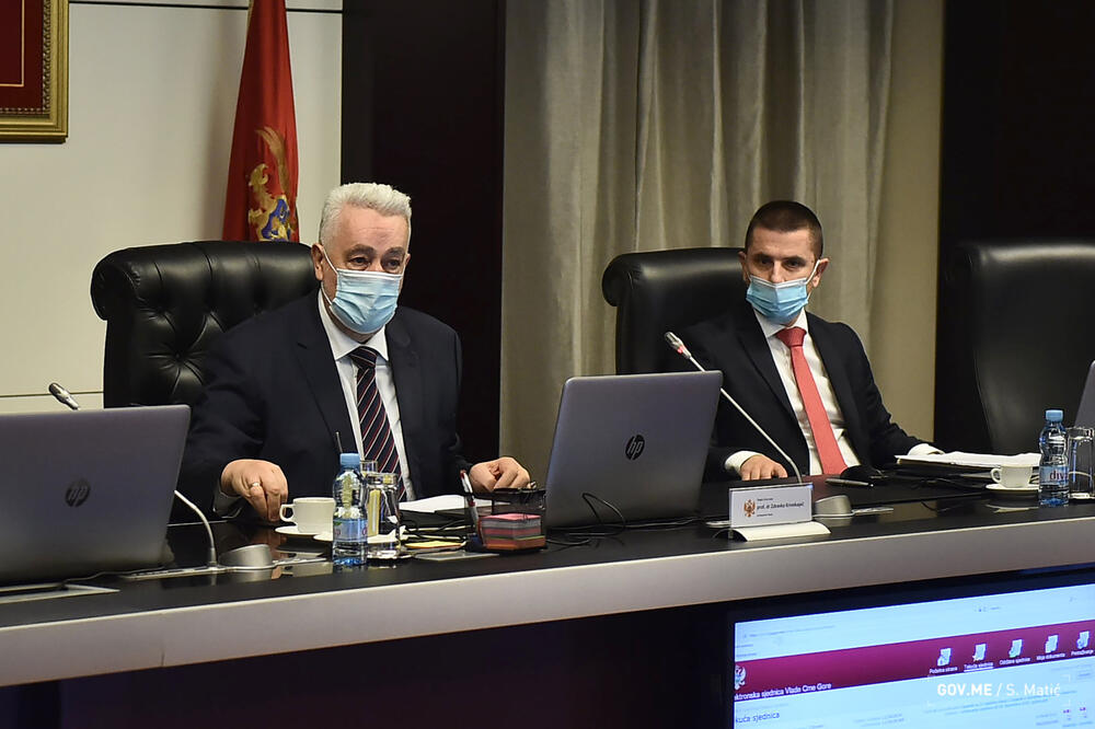Zdravko Krivokapić na sjednici Vlade, Foto: Vlada Crne Gore