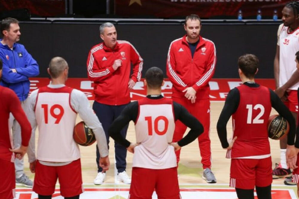 Radonjić na treningu, Foto: KK Crvena zvezda
