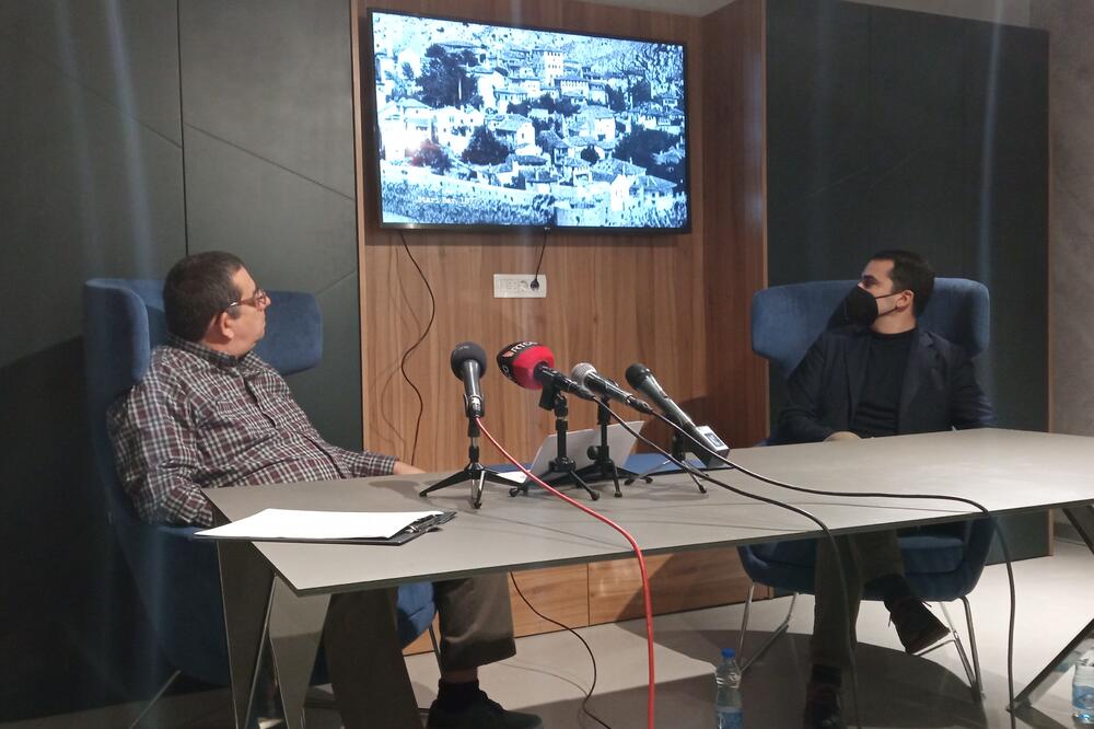 Milović i Raičević na promociji filma, Foto: Marija Pešić