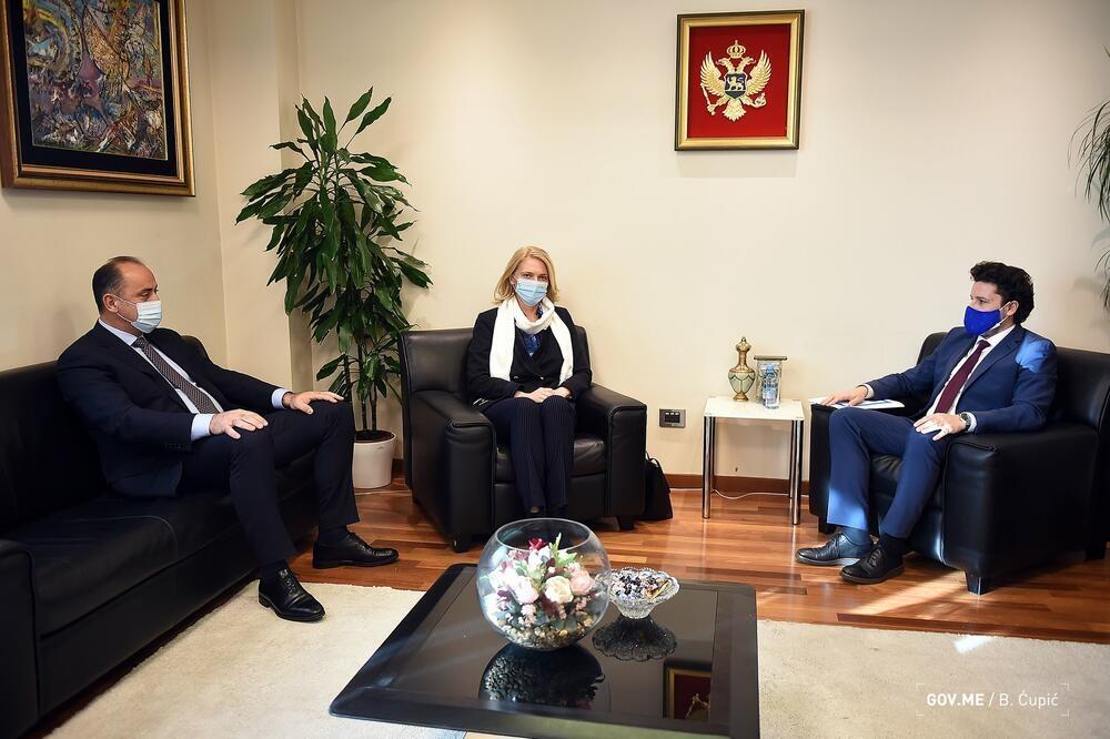 Perović, Injac i Abazović, Foto: Vlada Crne Gore