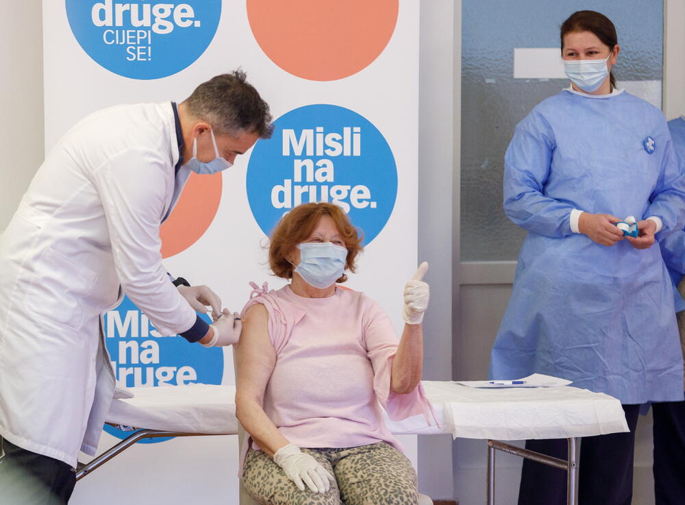  Sada mogu da vidim unuke: Branka Aničić je prva u Hrvatskoj primila vakcinu protiv kovida-19