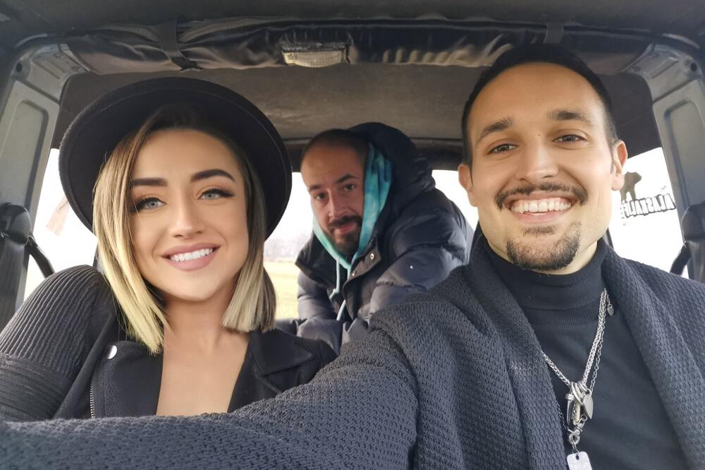 Sa snimanja spota za numeru “Negativac”: Bjeković sa ekipom, Foto: Privatna arhiva