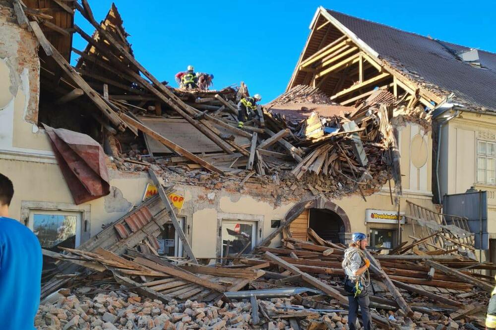 Kuće u Petrinji nakon decembarskog zemljotresa, Foto: Betaphoto/Hina