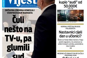 Naslovna strana "Vijesti" za 30.12.2020.