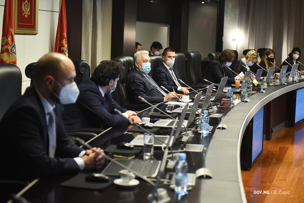 Sa sjednice Vlade, Foto: Vlada Crne Gore