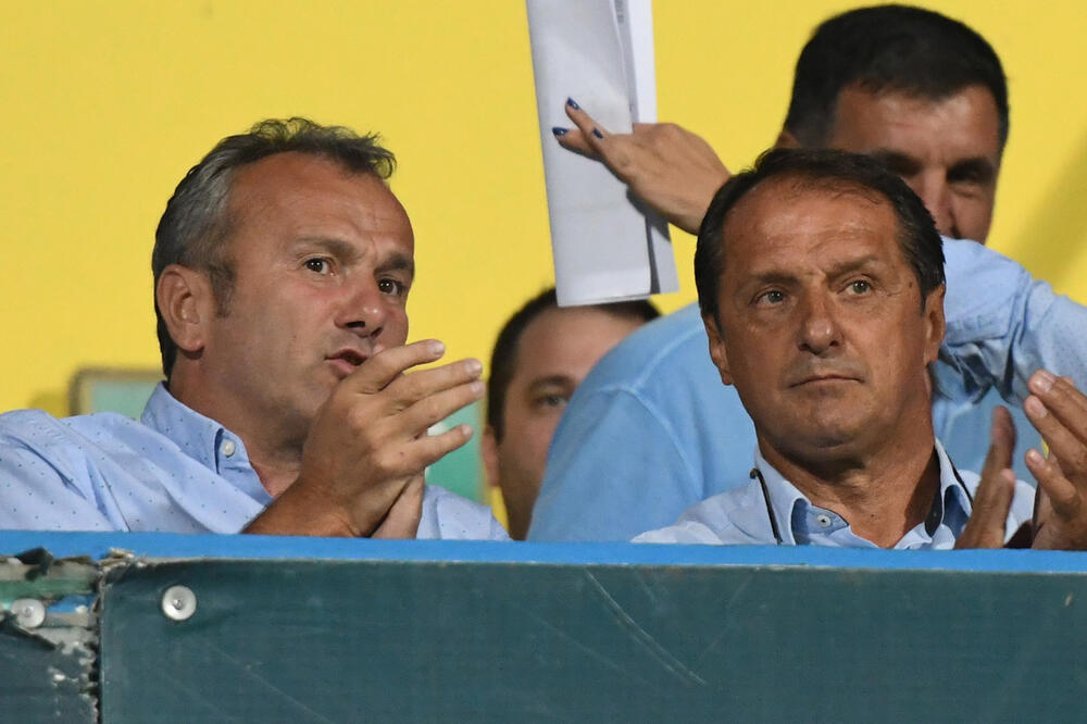 Savićević i bivši selektor Hadžibegić, Foto: Savo Prelević