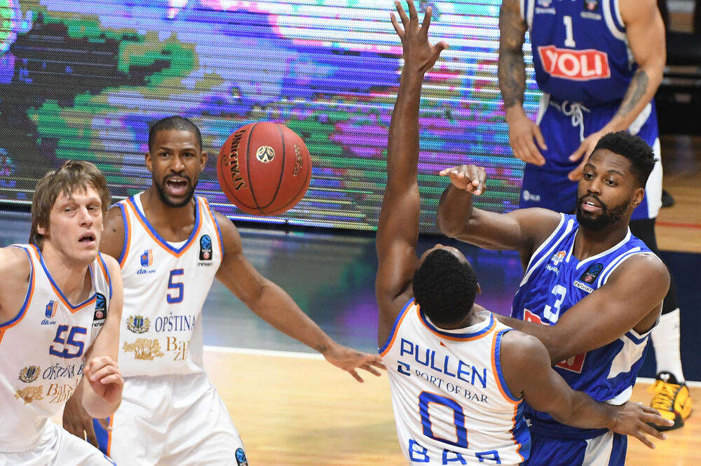 Sa meča Budućnost Voli - Mornar u prvoj fazi Evrokupa, Foto: Savo Prelević