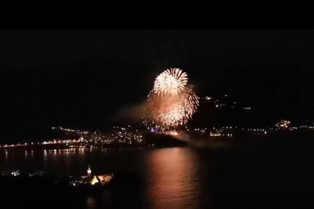 Vatromet u Budvi, Foto: Printscreen