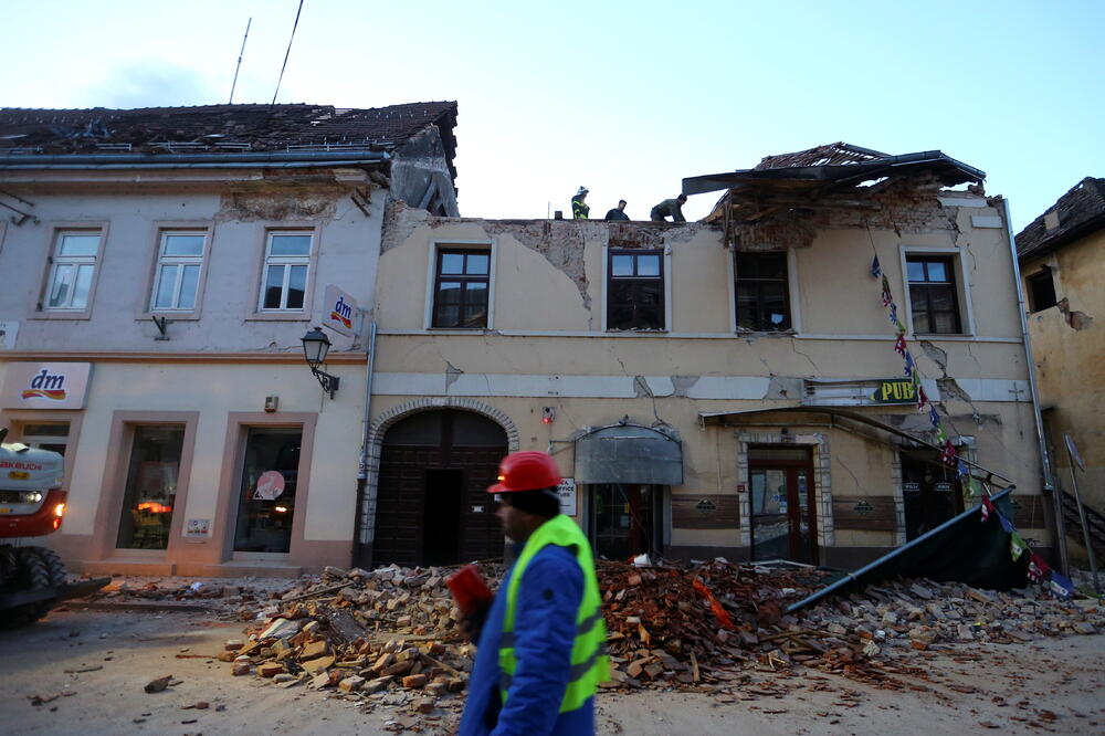 Petrinja nakon zemljotresa, Foto: Reuters