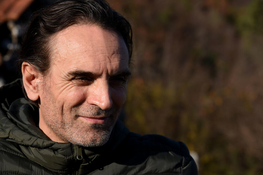 Arben Bajraktaraj na setu "Bese", Foto: Boris Pejović