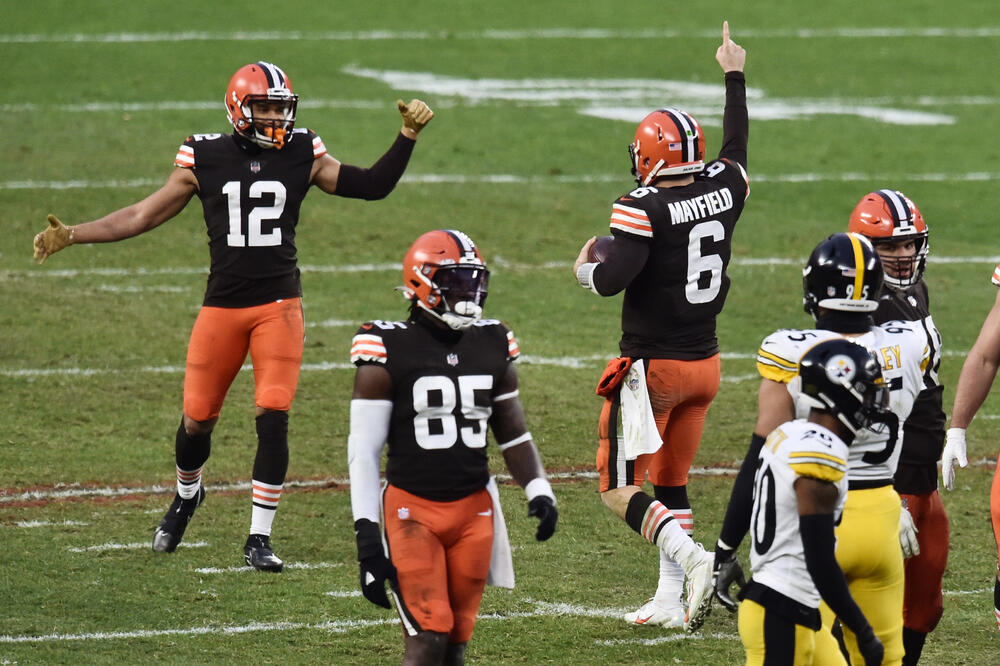 Slavlje igrača Klivlenda, Foto: Reuters