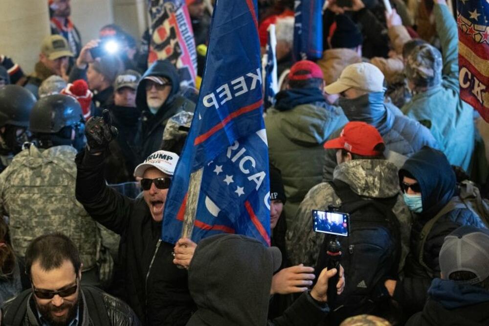 Nasilne scene 6. januara 2020., Foto: Getty Images