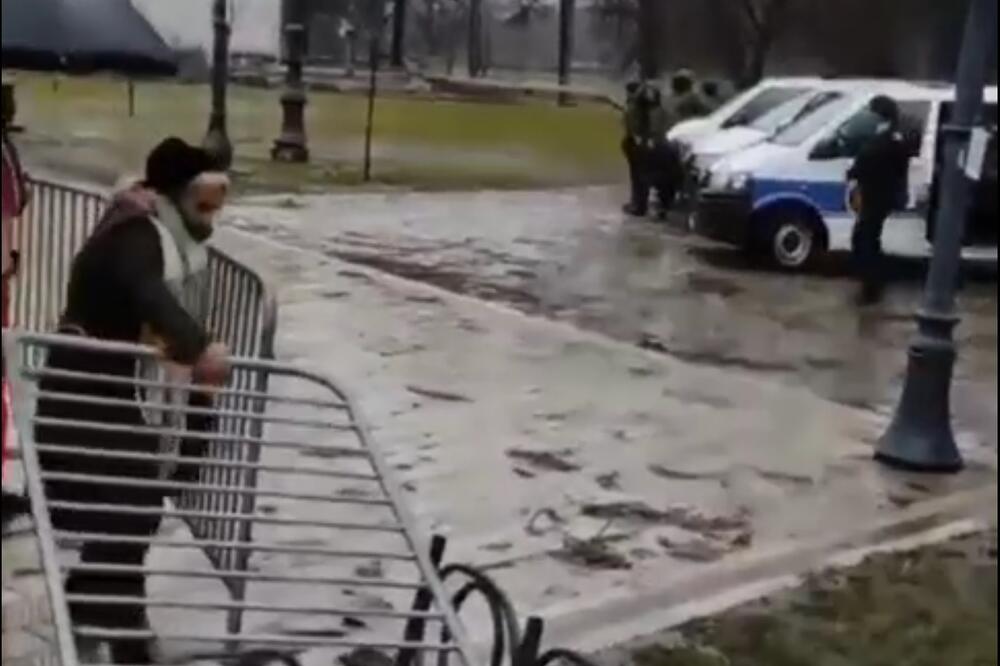 Detalj sa Cetinja od 6. januara, Foto: Screenshot