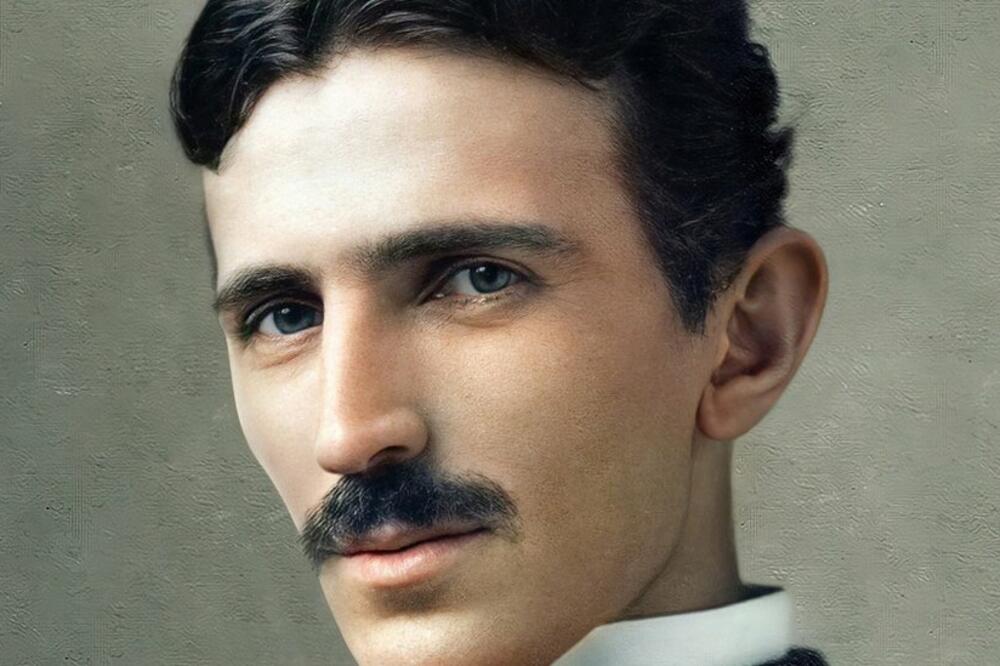 Nikola Tesla sa nepunih 35 godina - 1890., Foto: Ivan Krsev
