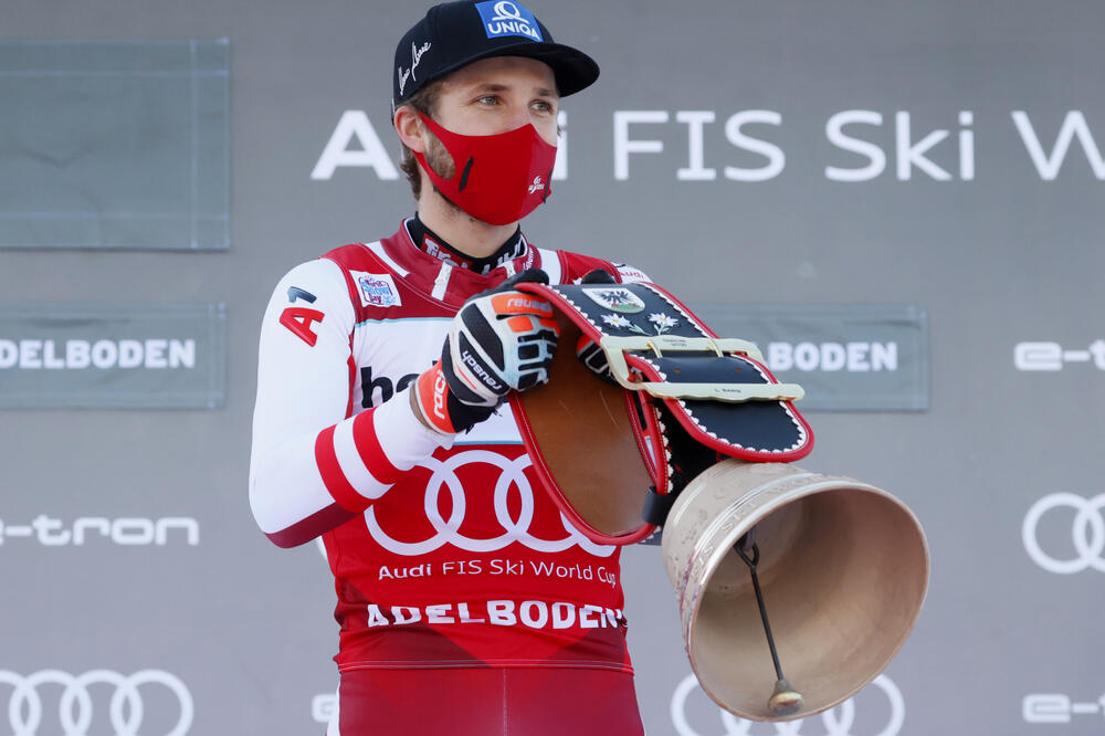 Švarc je u Adelbodenu došao do druge pobejde u Svjetskom kupu, Foto: REUTERS