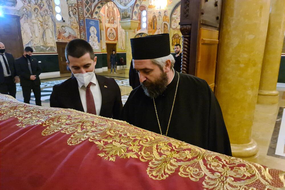 Bečić tokom posjete Baru, Foto: Skupština Crne Gore