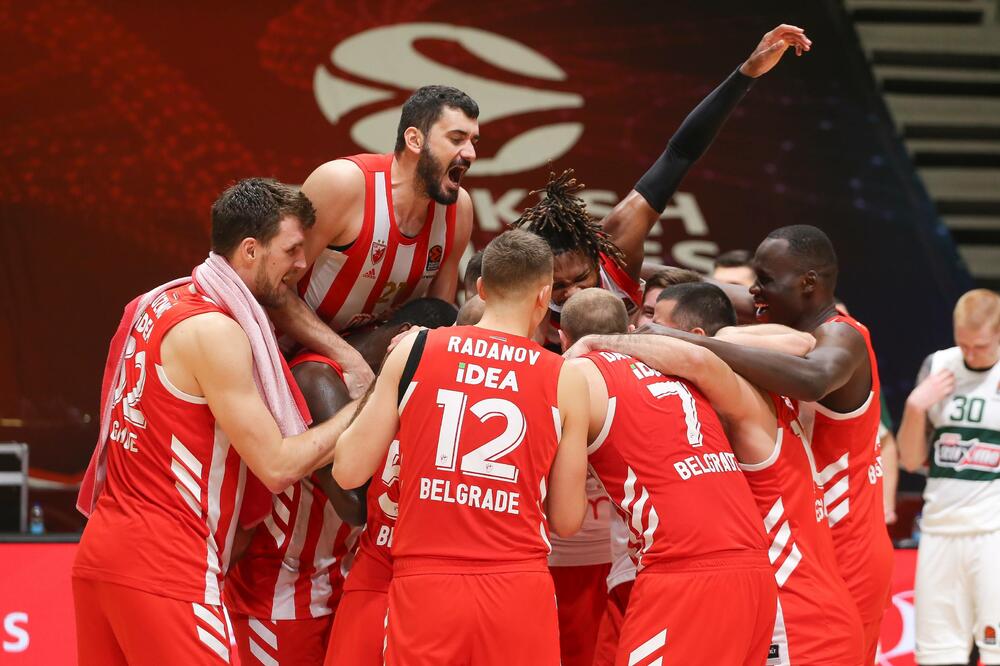 Košarkaši Crvene zvezde, Foto: BETAPHOTO/KK CRVENA ZVEZDA mts