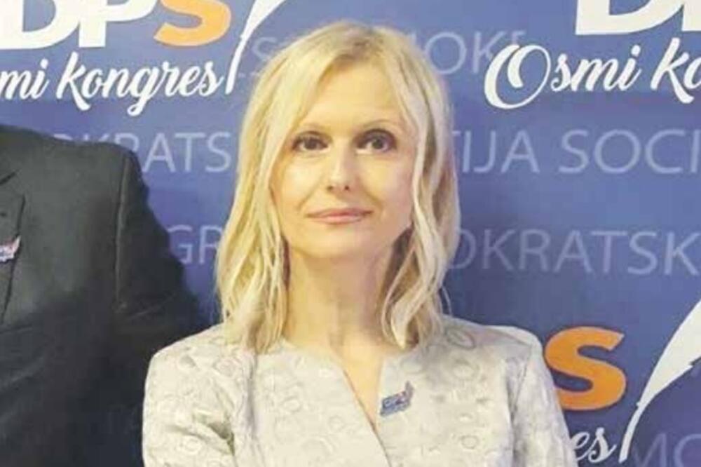 Nakon raspisivanja konkursa podnijela ostavku na mjesto odbornice: Jadranka Milošević, Foto: Dps.me