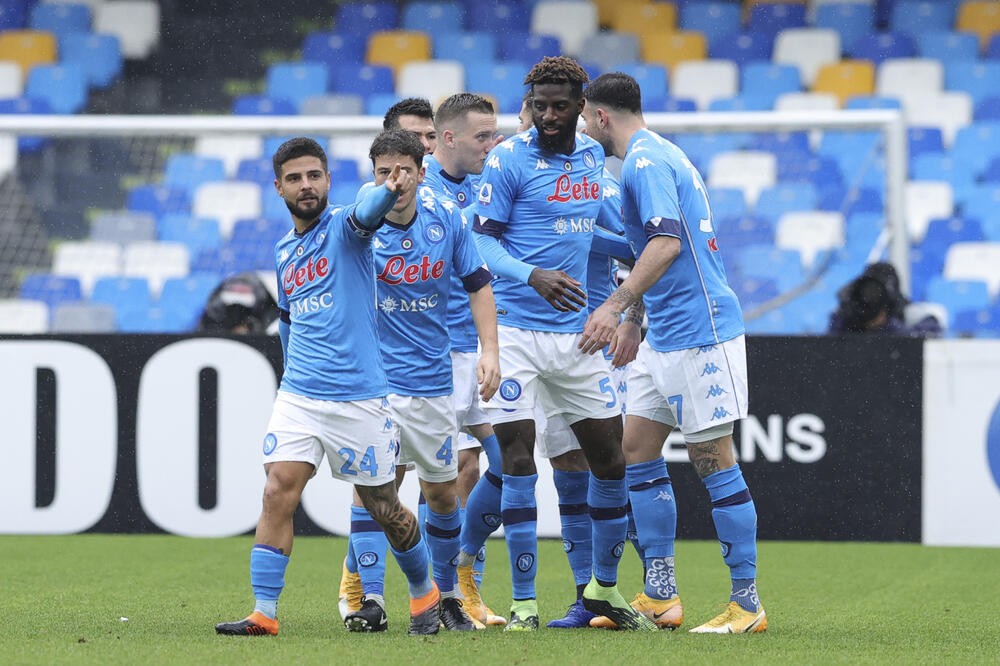Fudbaleri Napolija, Foto: AP