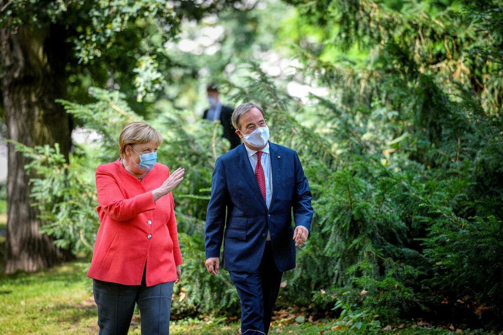 Merkel i Lašet, Foto: Reuters