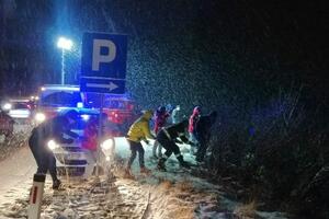 Put Budva-Cetinje: Vozilo sletjelo u provaliju, povrijeđena žena