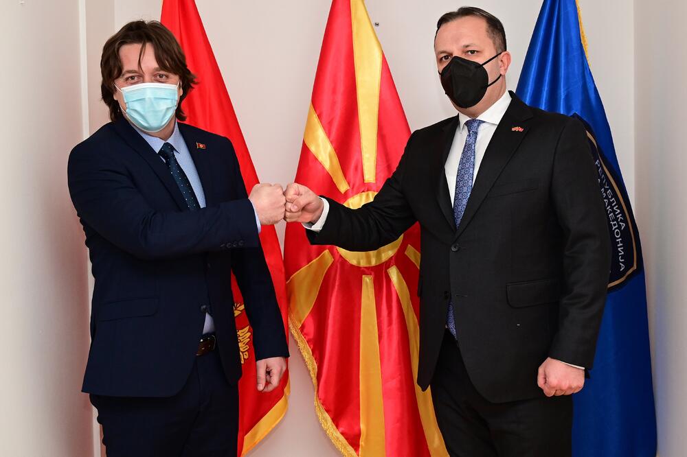 Sekulović i Spasovski, Foto: MUP Crne Gore