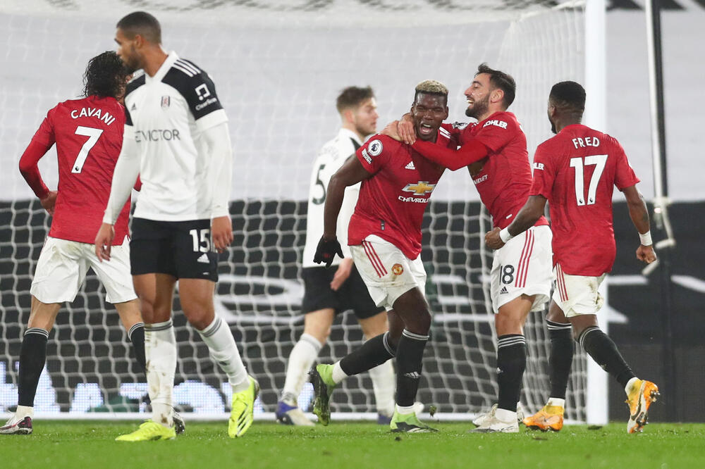 Pogba slavi pogodak, Foto: Reuters